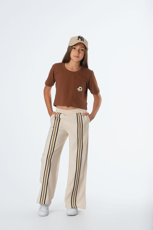 Set Pantalón Wide Leg Teens | Top Crop