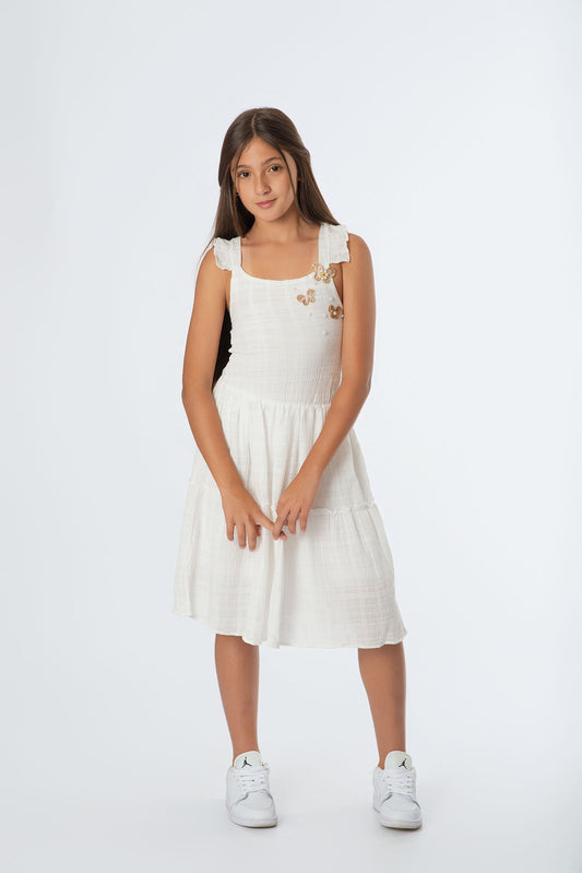 Vestido con mariposas