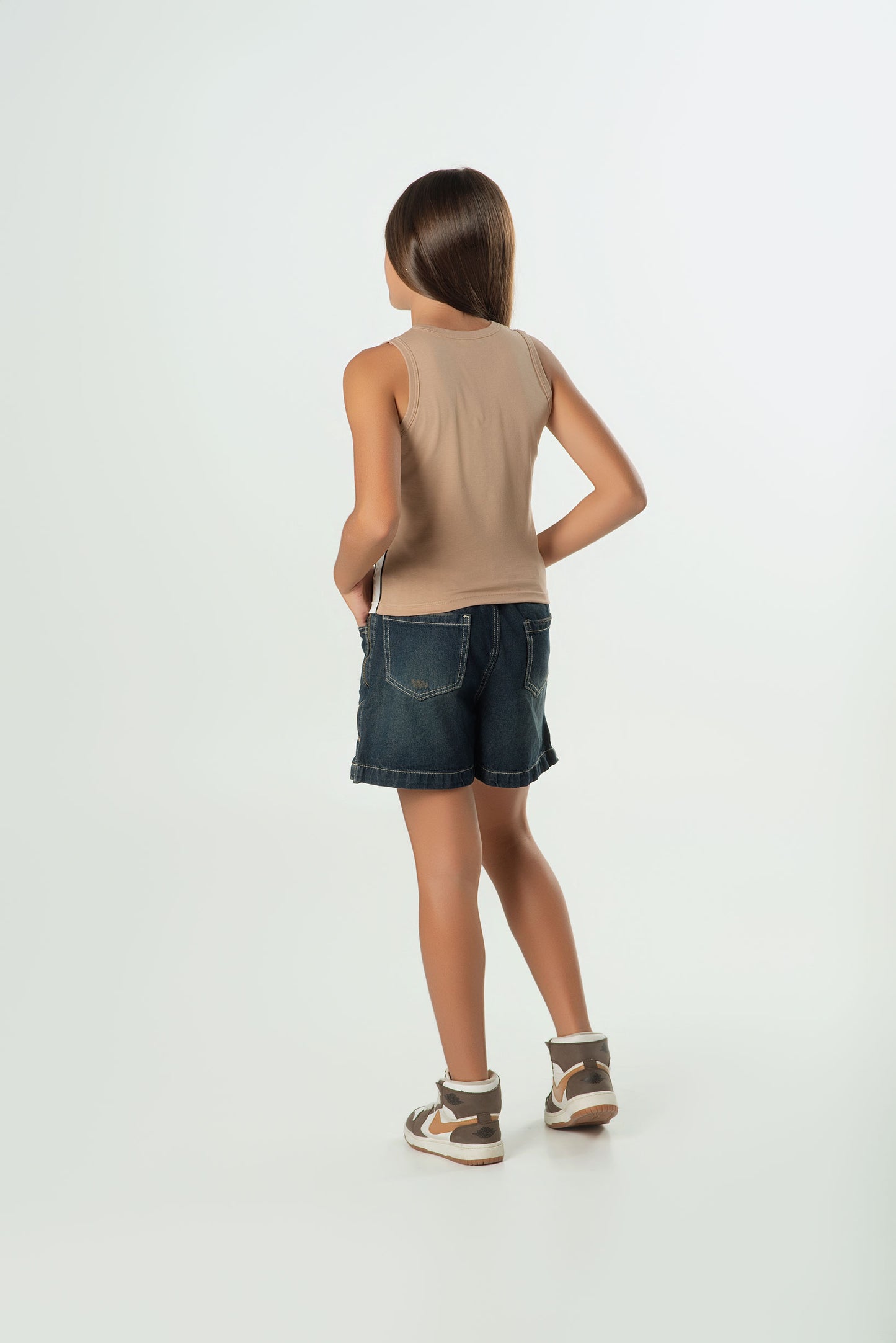 Conjunto Short Denim Dirty y Top Lycra | Estilo Urbano