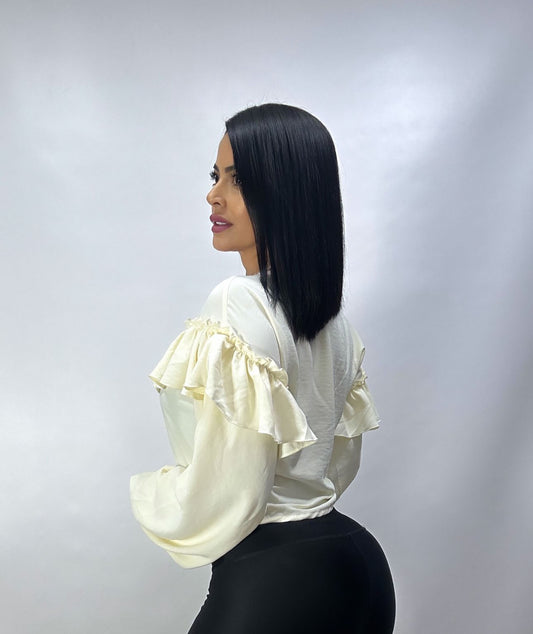 Blusa Boleros y Manga Globo
