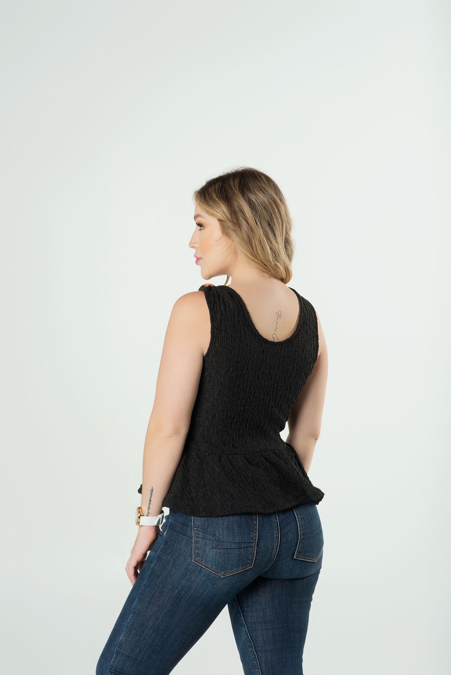 Blusa Bolero Ruedo Dama | Texturizada