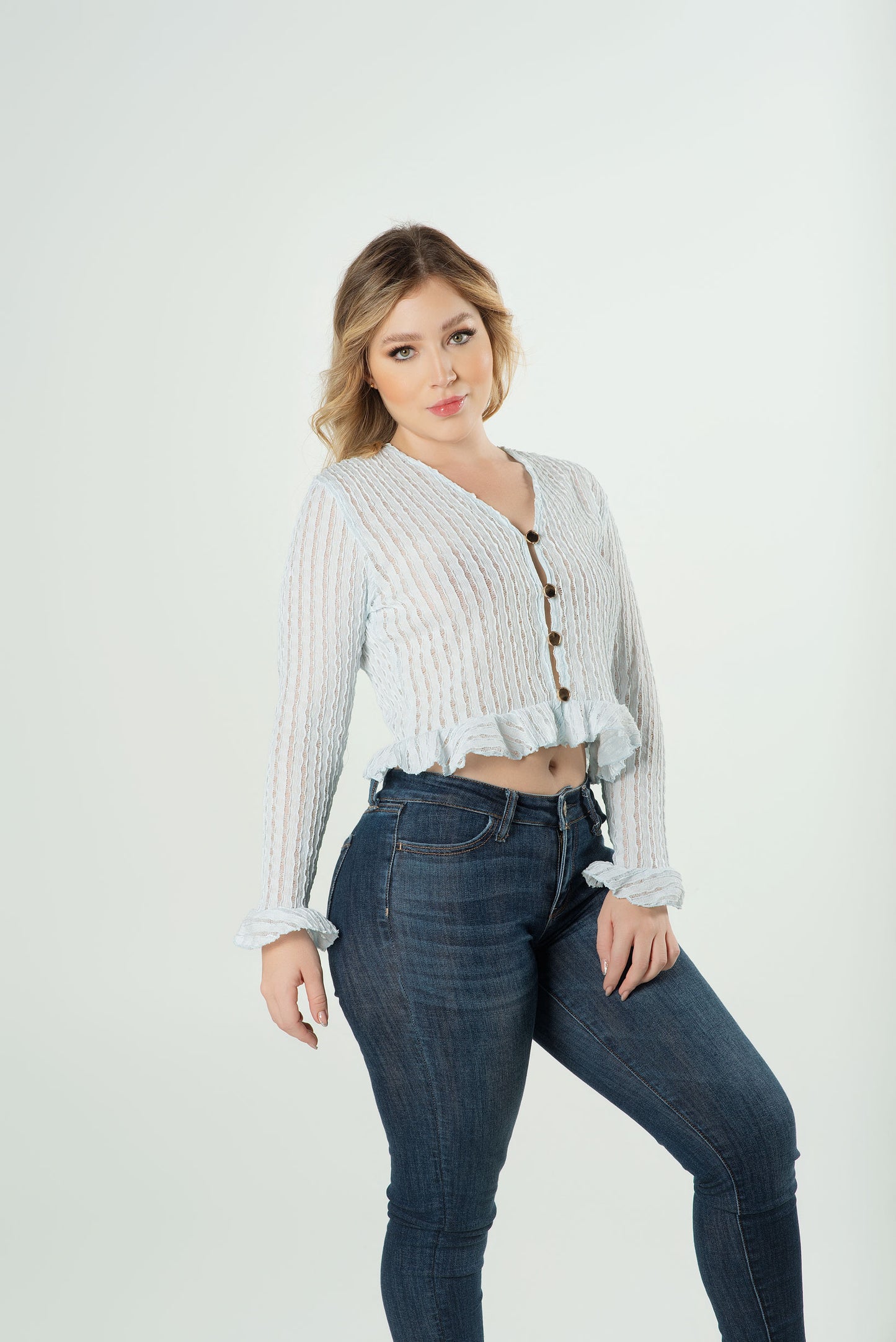 Blusa Texturizada Dama | Diseño Moderno