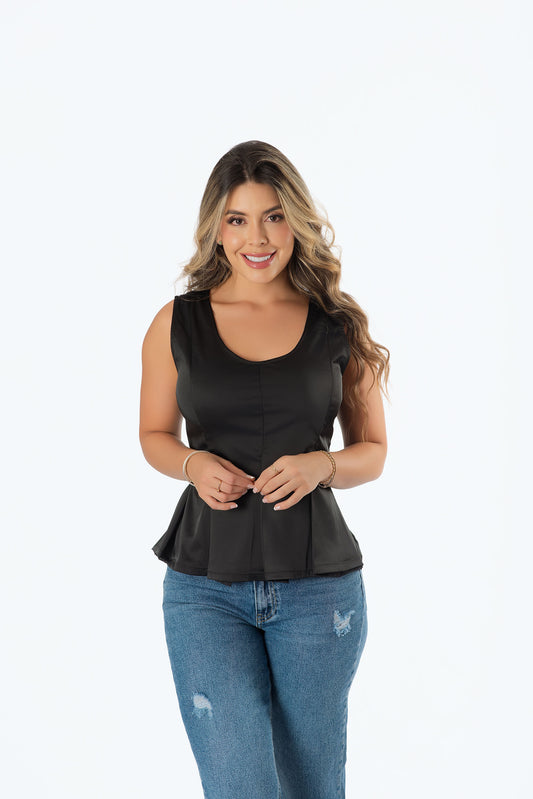 Blusa Estilo Princesa en Satín | Elegancia Romántica