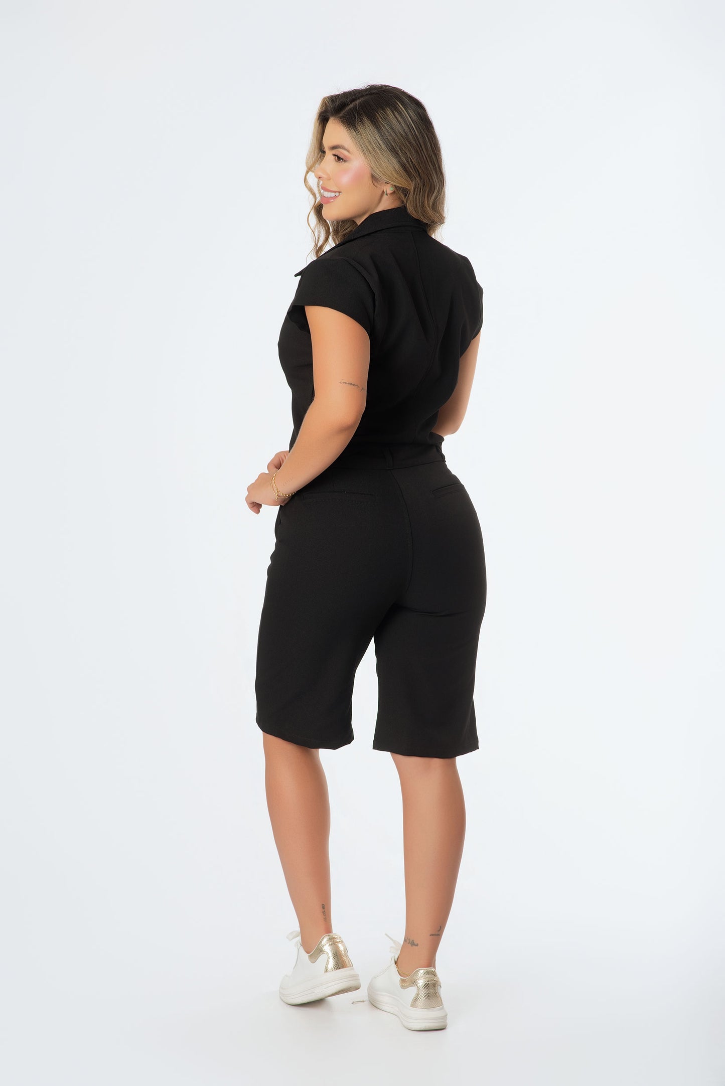 Set Chaleco y Bermuda Lino | Lino